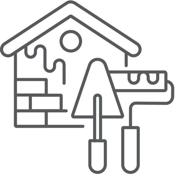 talon rakentaminen ikoni